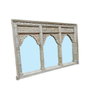 DKD Home Decor Espejo de Teca Tallas Antiguas Natural 157x109 cm