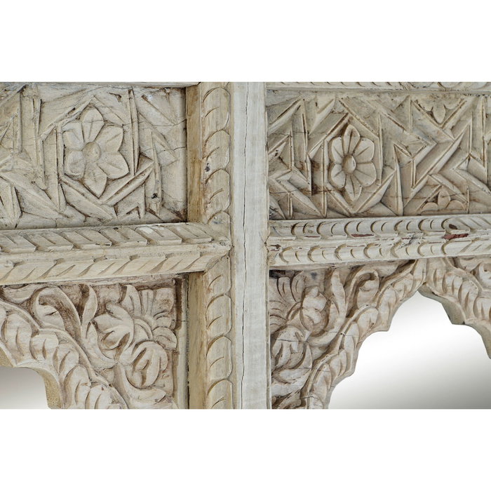 DKD Home Decor Espejo de Teca Tallas Antiguas Natural 157x109 cm DKD Home Decor Espejo de Teca Tallas Antiguas Natural 157x109 cm
