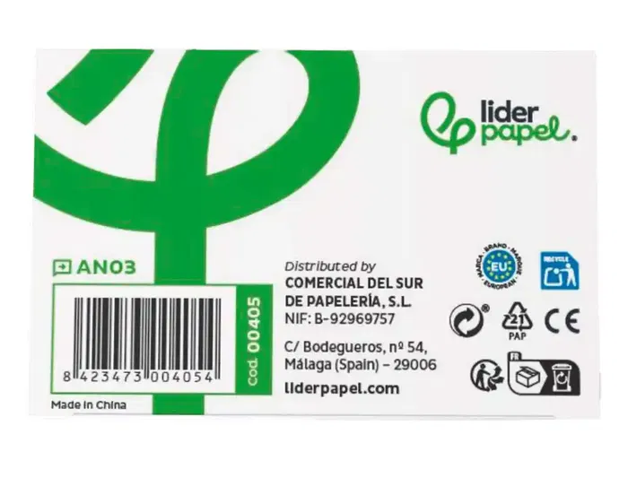 Liderpapel Anilla Bisagra Niquelada N.3 Diametro 35 mm Caja de 20 Unidades