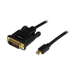 Adaptador Mini DisplayPort a DVI Startech MDP2DVIMM10B 3 m Negro
