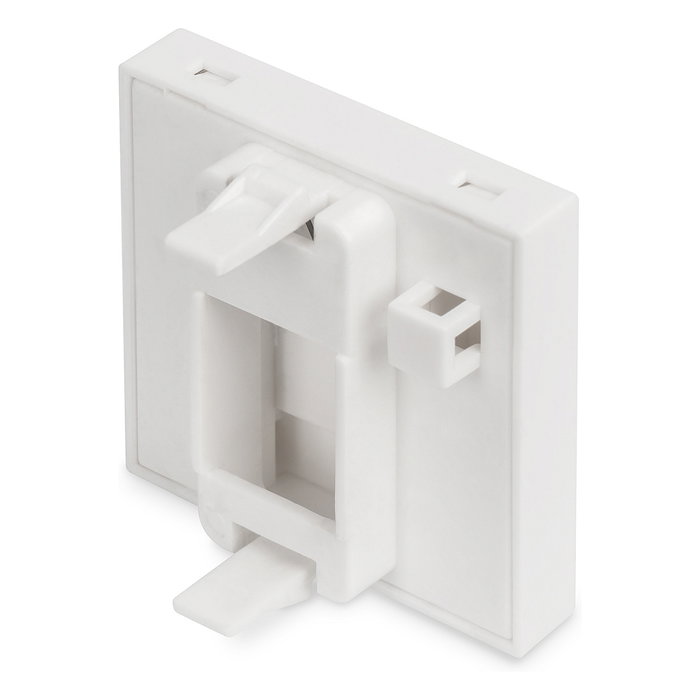 Digitus DN-93802-5 Cara Frontal 1 Puerto RJ-45 45x45 mm para Conductos, Color Blanco