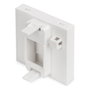 Digitus DN-93802-5 Cara Frontal 1 Puerto RJ-45 45x45 mm para Conductos, Color Blanco