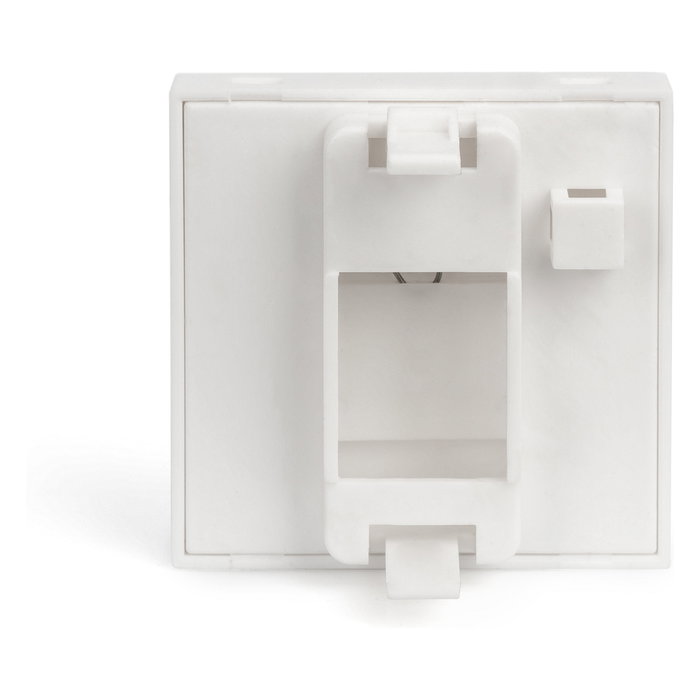 Digitus DN-93802-5 Cara Frontal 1 Puerto RJ-45 45x45 mm para Conductos, Color Blanco