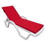 Atelier Del Sofa Cojín para Tumbona Rojo 100x60x80 cm