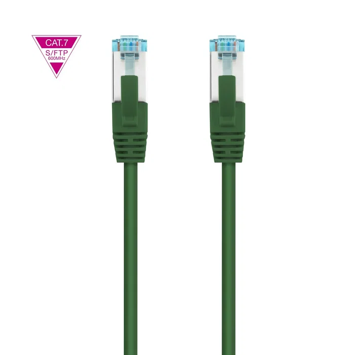 Nanocable Cable de Red Cat.7 SFTP AWG26 25 cm Verde Nanocable Cable de Red Cat.7 SFTP AWG26 25 cm Verde