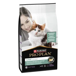 Purina Pro Plan Liveclear Kitten Pavo Alimento para Gatos Bebé, Reduce Alérgenos, 1,4 kg