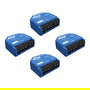 Shelly Pack 4x Relé Inteligente 1 Gen3, 1 Canal 16A, Wi-Fi y Bluetooth, Control por Voz Alexa y Google Assistant, para Casa Inteligente