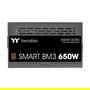 Thermaltake Smart BM3 Fuente de Alimentación PC 650W 80 Plus Bronze PS-SPD-0650MNFABE-3, Negra