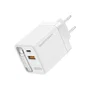 Mars Gaming MDGAN65RW Cargador de Pared 65W USB-C + USB-A Blanco