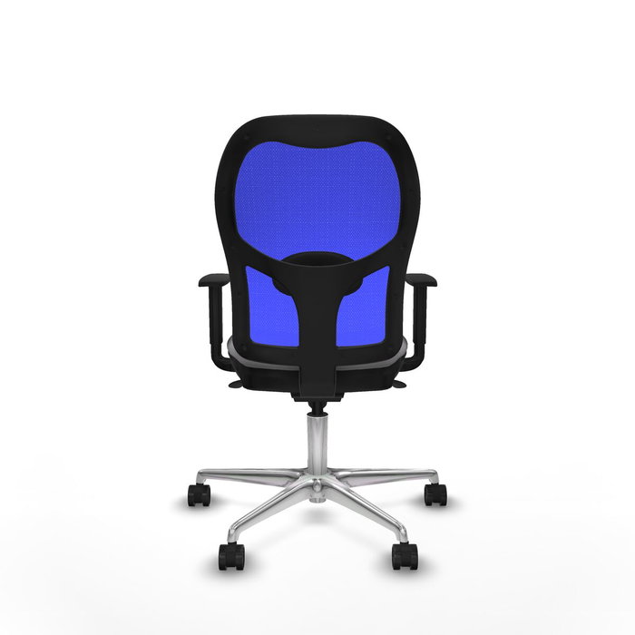 PIQUERAS Y CRESPO Silla de oficina Jorquera con mecanismo Sincro, Gris y Azul PIQUERAS Y CRESPO Silla de oficina Jorquera con mecanismo Sincro, Gris y Azul