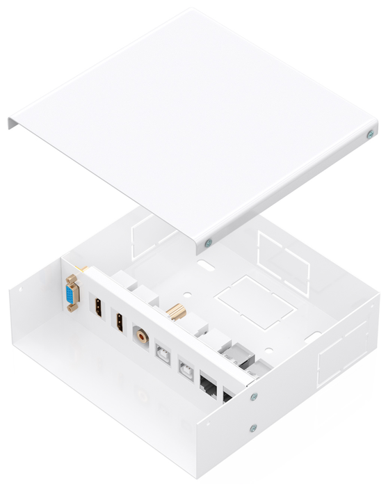 Aisens Caja de Conexiones Multimedia A127-1031 Blanco