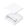 Aisens Caja de Conexiones VGA, 2xHDMI, Jack 3.5, 2xUSB-B y 2xRJ45 Cat.6A STP, Blanco