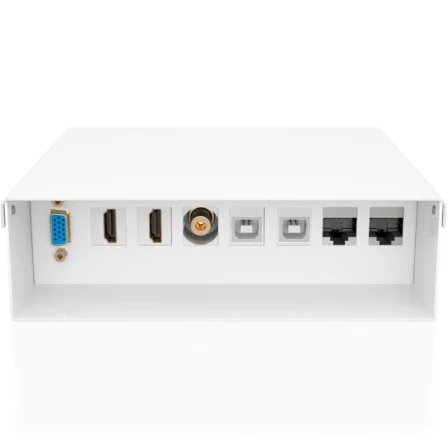 Aisens Caja de Conexiones Multimedia A127-1031 VGA 2xHDMI Jack 3.5 USB-B RJ45 Cat.6A STP Blanco
