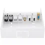 Aisens Caja de Conexiones Multimedia A127-1031 VGA 2xHDMI Jack 3.5 USB-B RJ45 Cat.6A STP Blanco