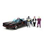 Smoby Batmóvil 1966 Classic Coche de Metal con 4 Figuras, Escala 1:24, 19 cm