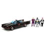 Smoby Batmóvil 1966 Classic Coche de Metal con 4 Figuras, Escala 1:24, 19 cm