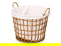 Kipit Cesto Redondo Asas Bajo Natural 47x41x44 cm (Set de 6)