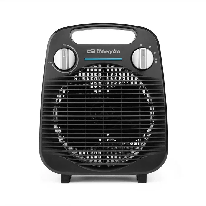 Orbegozo FH 5141 Calefactor de 2000 W con Termostato Regulable, Negro