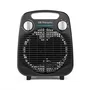 Orbegozo FH 5141 Calefactor de 2000 W con Termostato Regulable, Negro