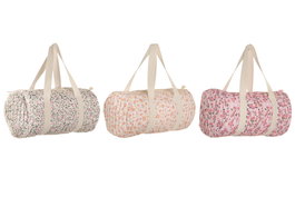 DKD Home Decor Set de 3 Bolsos de Viaje Multicolor y Azul en Poliéster