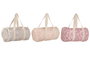 DKD Home Decor Set de 3 Bolsos de Viaje Multicolor y Azul en Poliéster