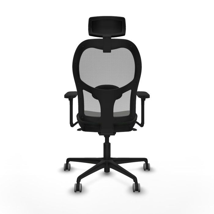 PIQUERAS Y CRESPO Silla de oficina Jorquera con mecanismo Sincro, Negro/Gris