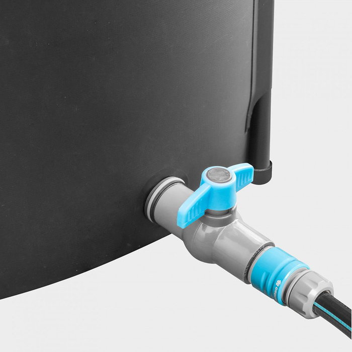 Cellfast Depósito Recolector Agua Lluvia Plegable 250 L ø 60 x 90 cm