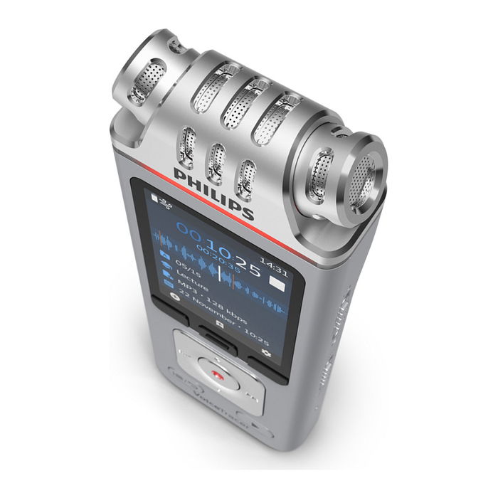 Philips DVT4115 VoiceTracer - Grabadora de Voz Digital, USB-C, Grabación 36h, MP3/WAV, Micrófono Omnidireccional, Memoria 8GB, Pantalla LCD, Compatible PC/Mac Philips DVT4115 VoiceTracer - Grabadora de Voz Digital, USB-C, Grabación 36h, MP3/WAV, Micrófono Omnidireccional, Memoria 8GB, Pantalla LCD, Compatible PC/Mac