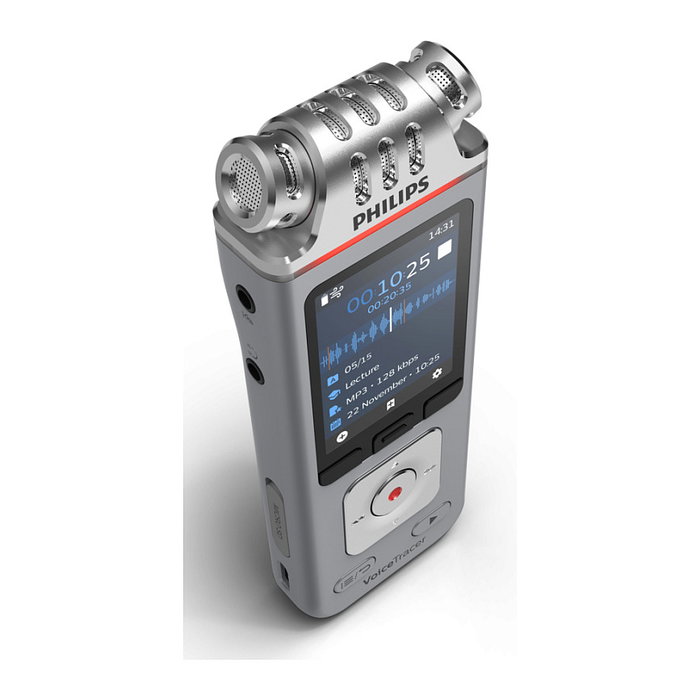 Philips DVT 4115 Digital Voice Tracer Plata 8GB Philips DVT 4115 Digital Voice Tracer Plata 8GB