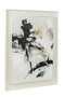 DKD Home Decor Cuadro Lienzo Pino Abstracto Negro y Blanco 114,5x144 cm