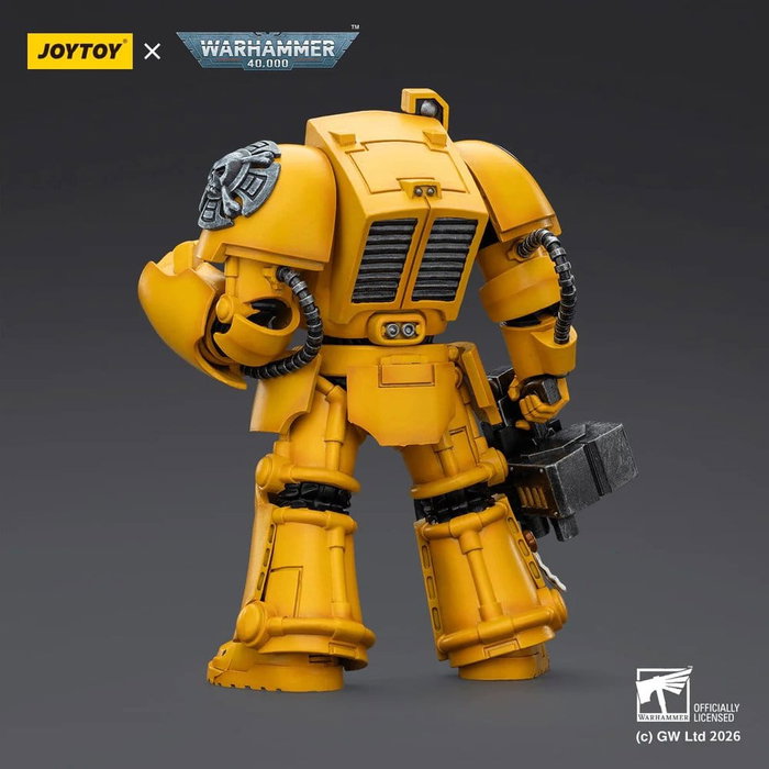 Joy Toy (CN) Warhammer 40,000 Figura Imperial Fists Terminator 2 con Power Fist y Storm Bolter 14 cm
