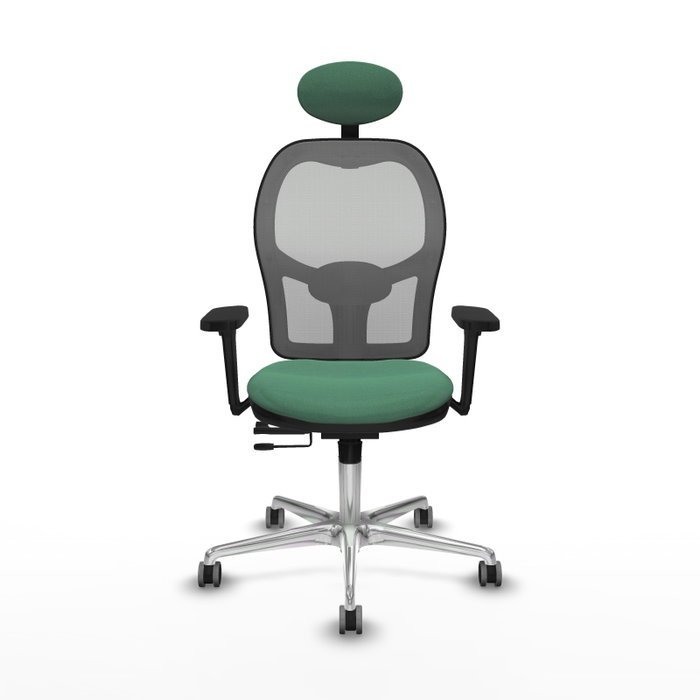 PIQUERAS Y CRESPO Silla de oficina Jorquera con Mecanismo Sincro/Traslack Verde esmeralda y Gris PIQUERAS Y CRESPO Silla de oficina Jorquera con Mecanismo Sincro/Traslack Verde esmeralda y Gris
