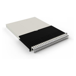 PATCHBOX patchbox.one Kabeleinzugssystem 30RU/STP (1,8 m) con 24 Kasetten, Cable Patch Cat. 6a U/FTP PoE 10 Gb/s en Blanco, Ref. PONE30STPWH