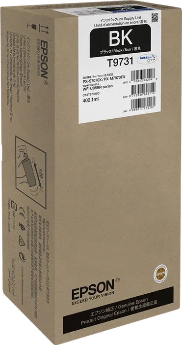 Epson T9731 Negro Cartucho de Tinta Original XL C13T97310N