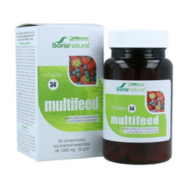Soria Natural Multifeed C-34 30 comprimidos 650 mg - Vitamina y Mineral