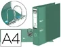 Elba Archivador de Palanca Cartón Forrado DIN A4 Verde Lomo 80 mm Rado