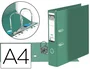 Elba Archivador de Palanca Cartón Forrado DIN A4 Verde Lomo 80 mm Rado