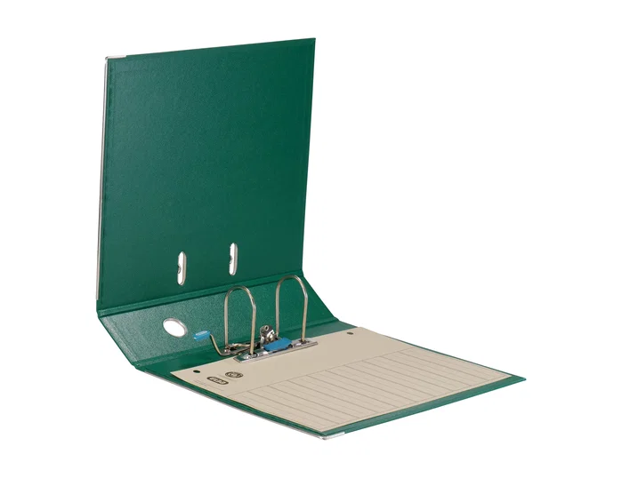 ELBA Archivador de palanca forrado en PVC verde DIN A4 80 mm