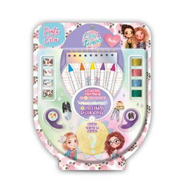PANINI FONDO, Gatos (Pinta y Crea) - GIRL POWER