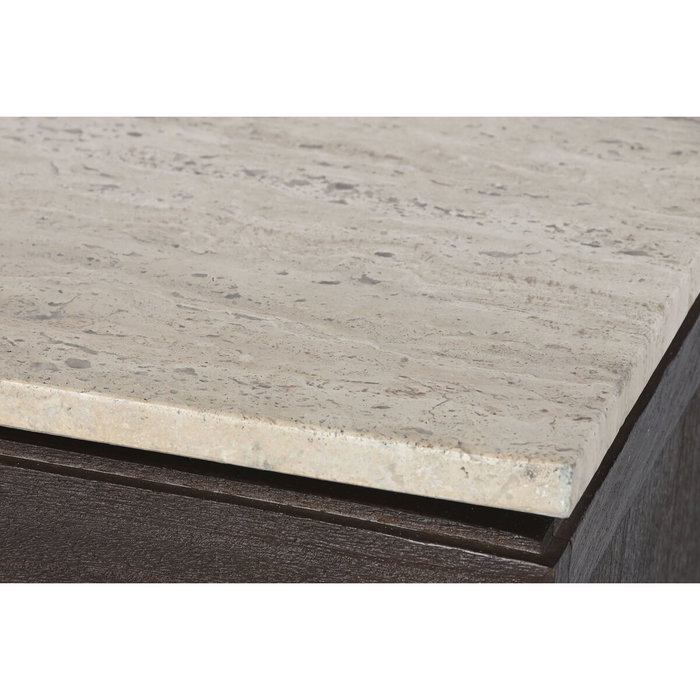 DKD Home Decor Buffet Moderno Tradicional Travertine Mango Marmol 200x40x70 cm