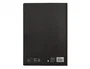 Liderpapel Libreta tapa negra A4 80 hojas liso con doble margen