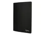 Liderpapel Libreta tapa negra A4 80 hojas liso con doble margen