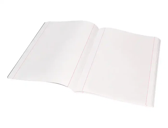 Liderpapel Libreta tapa negra A4 80 hojas liso con doble margen