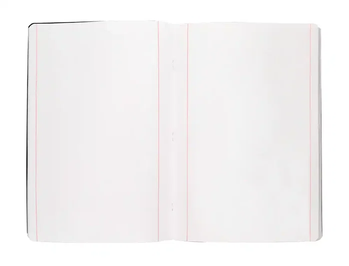 Liderpapel Libreta tapa negra A4 80 hojas liso con doble margen