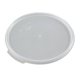 CAMBRO - RFS6SCPP-190 - TAPA con junta para recipientes redondos (no incluido) de 5,7 l. y 7,6 l. - 25,2 x 25,2 cm - PP Blanco translúcido