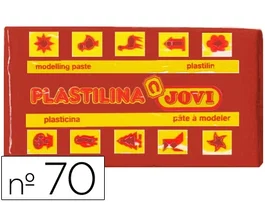Jovi Plastilina Marron Unidad Tamaño Pequeño Pasta Vegetal Moldeable