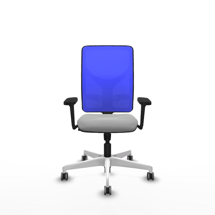 PIQUERAS Y CRESPO Silla de oficina Motilla con mecanismo Sincro, Gris claro y Azul PIQUERAS Y CRESPO Silla de oficina Motilla con mecanismo Sincro, Gris claro y Azul