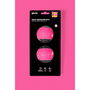 Play and Run Pelota Mega Squeaker M 6.35 cm Rosa-Gris 2 Piezas