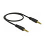 DeLOCK Cable de Audio 3,5 mm 5 Pin Macho a Macho, 0,5 m, Negro