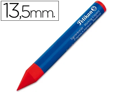 PELIKAN Dura 762 Crayones Marcadores Rojo (Caja de 12)